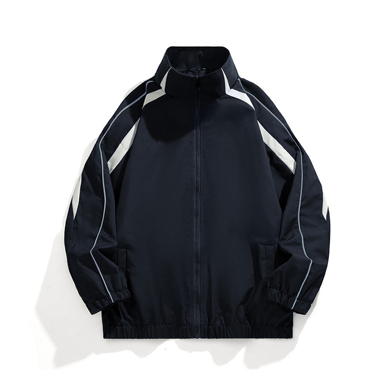 Damen Sportliche Windbreaker-Jacke Drune