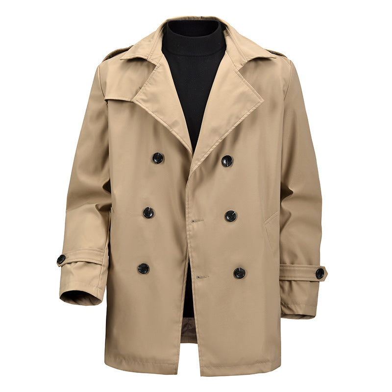 Herren Modische Trenchcoat Drune