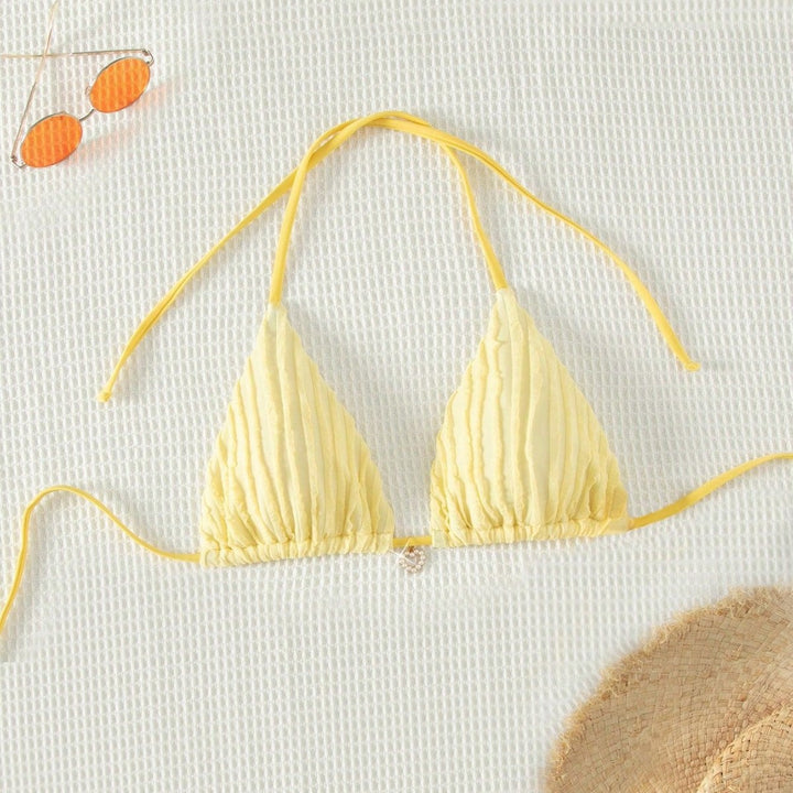 Damen Triangel-Bikini mit einzigartiger Struktur Drune
