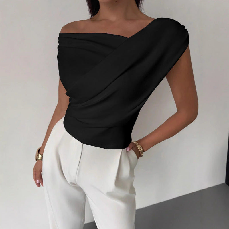 Damen Wickeloberteil mit weichem Stoff und elegantem Design Drune