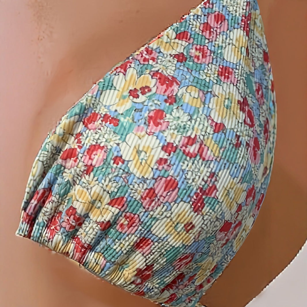 Damen Triangel-Bikini mit verstellbaren Bindebändern Drune