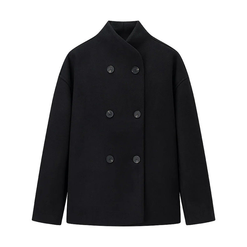 Damen elegante Doppelreiher-Jacke im modischen Schnitt Drune