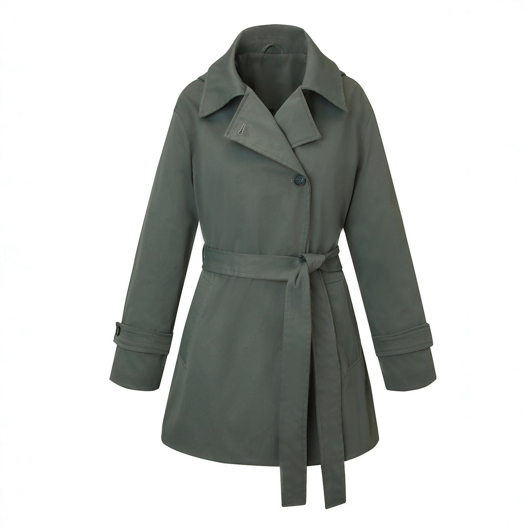 Damen Eleganter und zeitloser Trenchcoat Drune
