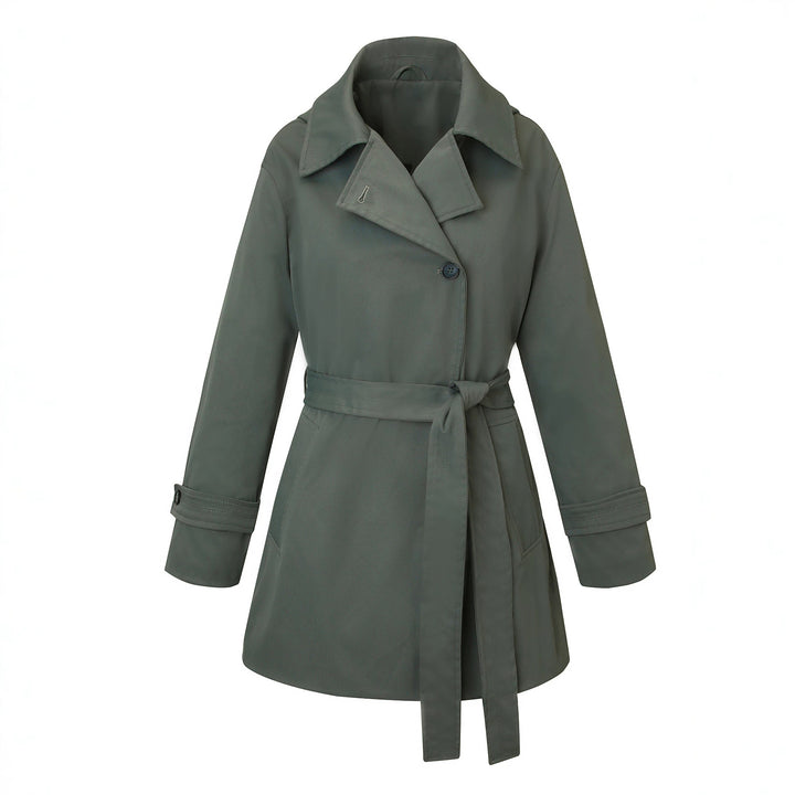 Damen Eleganter und zeitloser Trenchcoat Drune
