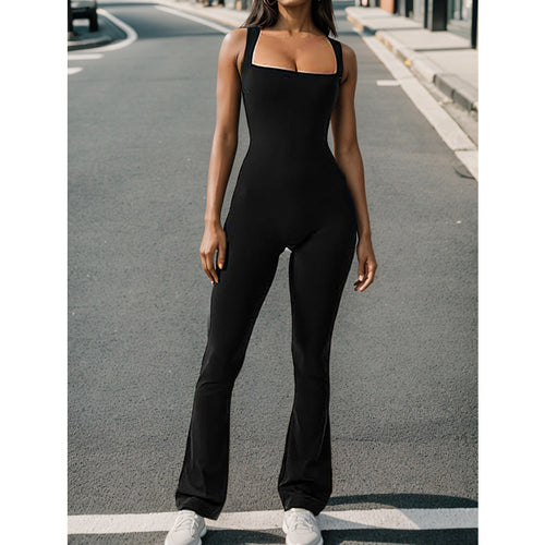 Damen Fitness-Jumpsuit mit figurbetontem Schnitt Drune