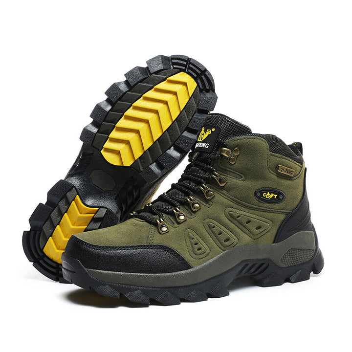 Herren Outdoor-Trekkingstiefel mit rutschfester Sohle und atmungsaktivem Obermaterial Drune