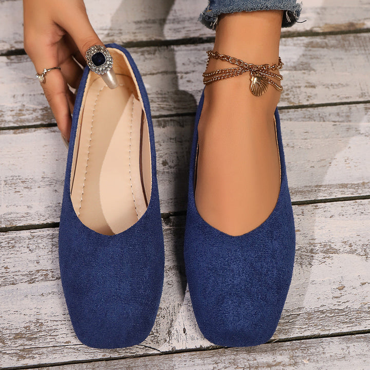 Damen Ballerinas Im Eleganten und Minimalistischen Design mit Anatomischer Fußbettung Drune