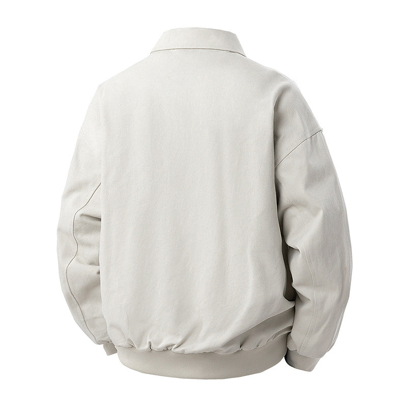 Herren Moderner Blouson mit Hemdkragen, Zwei‑Wege‑Reißverschluss und dezenter Teilungsnaht Drune