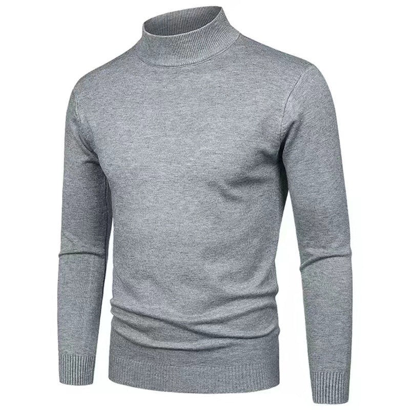 Herren Rollkragenpullover aus hochwertigem Strickmaterial mit feiner Textur Drune