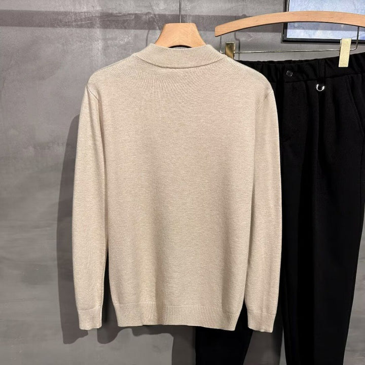 Herren Eleganter Rollkragenpullover Drune