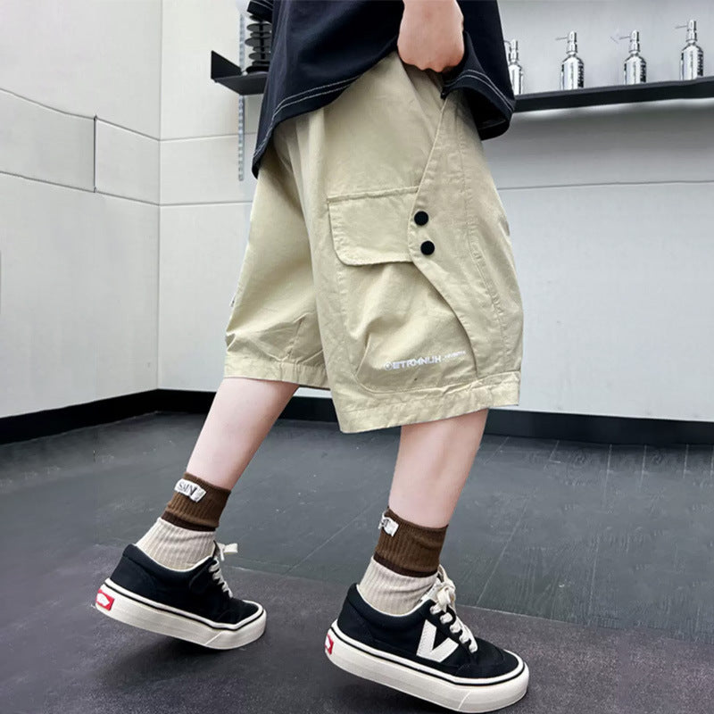 Unisex lässige Cargo-Shorts mit praktischen Taschen Drune
