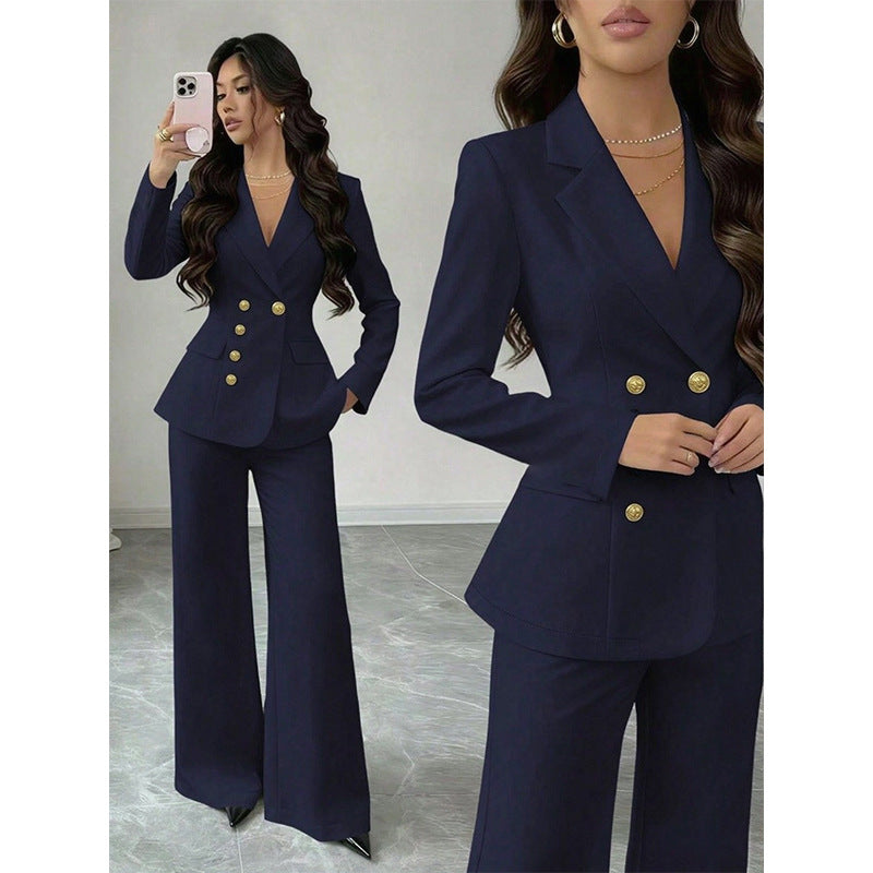 Damen Eleganter Blazer im Vintage-Stil Drune