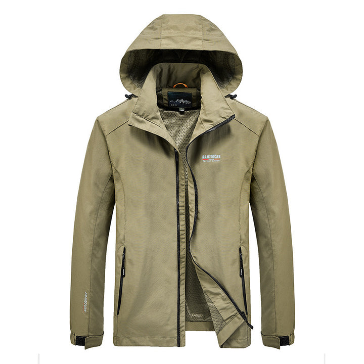 Herren leichte Regenjacke Drune