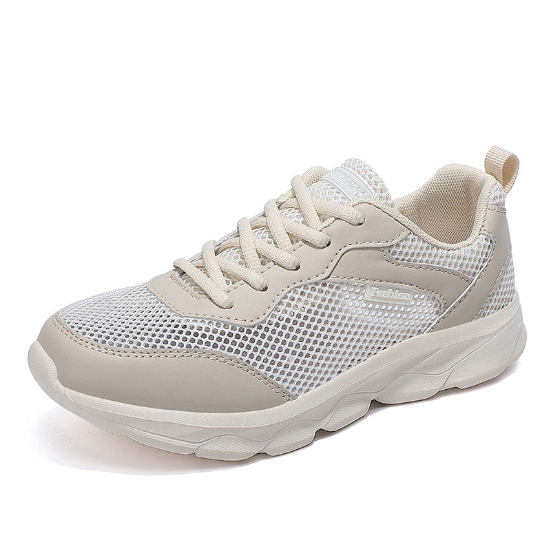 Damen nan leichter Alltags- und Reisesneaker mit luftiger Netzstruktur, dämpfender Leichtsohle und Fersenlasche Drune