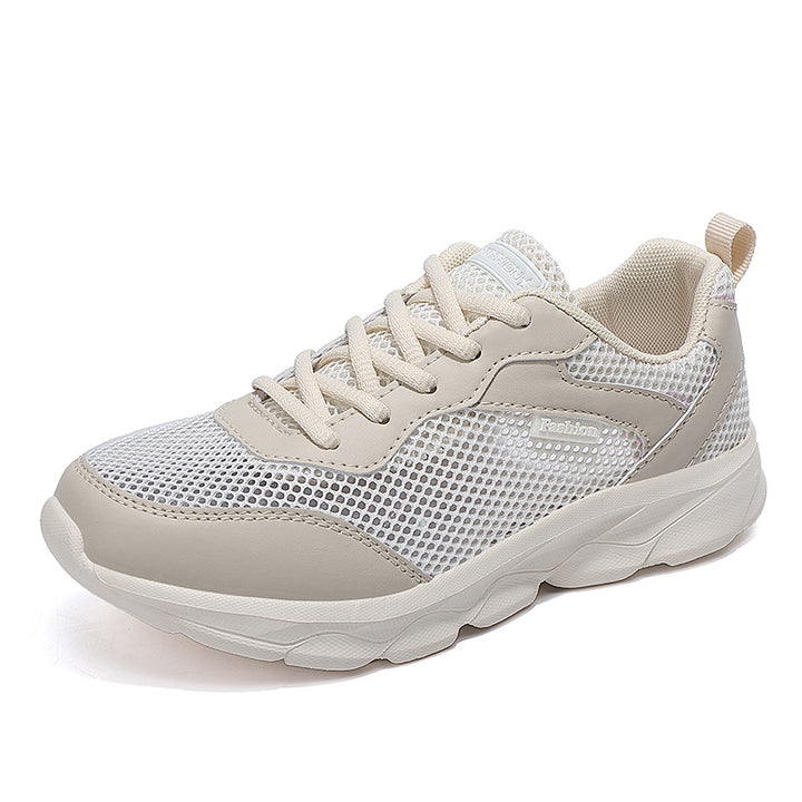 Damen nan leichter Alltags- und Reisesneaker mit luftiger Netzstruktur, dämpfender Leichtsohle und Fersenlasche Drune
