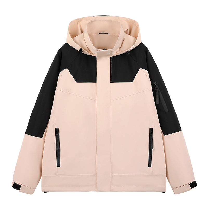 Herren Wasserabweisende technische Urban-Hoodiejacke mit ergonomischer Kapuze, verdecktem Reißverschluss und nahtverdeckten Utility‑Taschen Drune