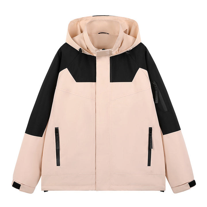 Herren Wasserabweisende technische Urban-Hoodiejacke mit ergonomischer Kapuze, verdecktem Reißverschluss und nahtverdeckten Utility‑Taschen Drune