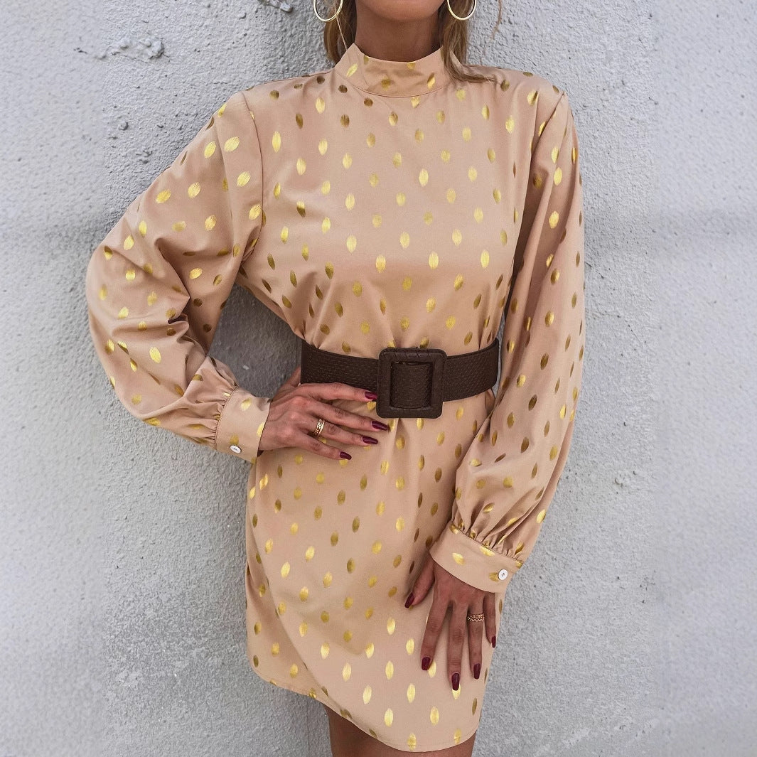 Damen elegantes Minikleid mit glänzenden Akzenten und lässigem Schnitt Drune