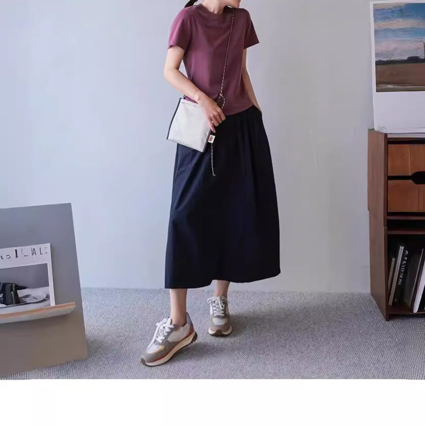 Damen Elegante und lässige Maxiskirt Drune