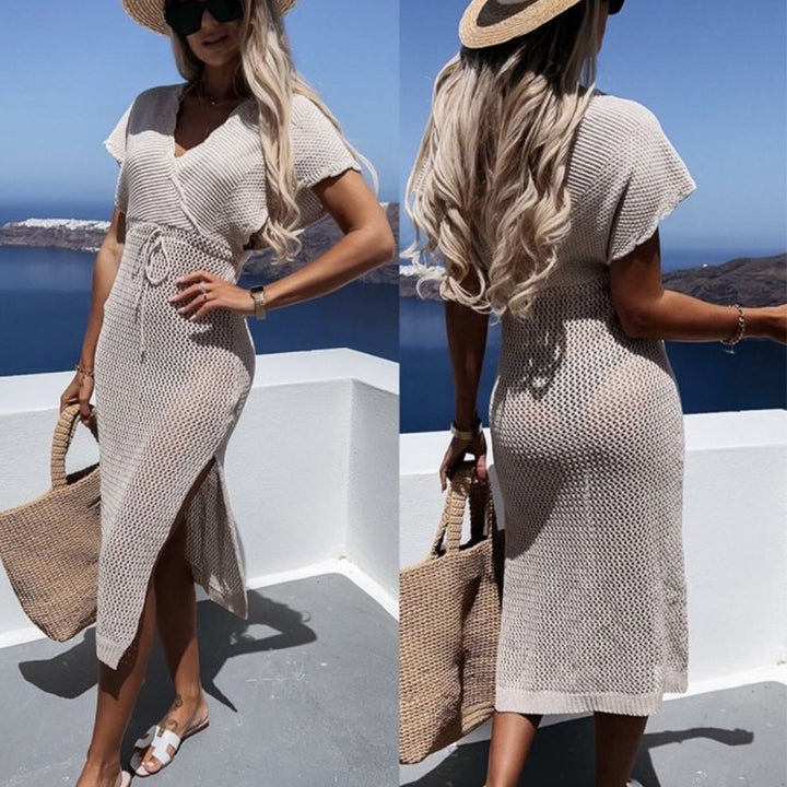 Damen strandfreundliches Netzkleid Drune