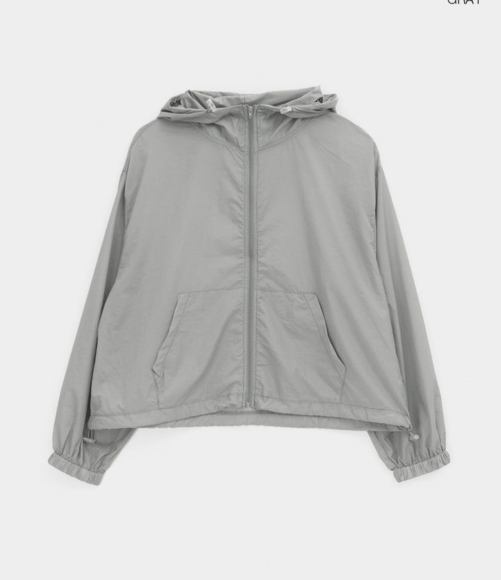 Damen leichte sportliche Windbreaker-Jacke Drune