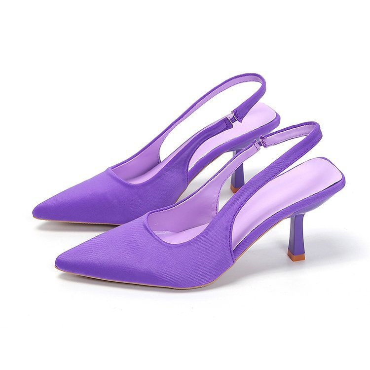 Damen Slingback-Pumps mit spitzer Zehenpartie und schmalem Kitten-Heel Drune