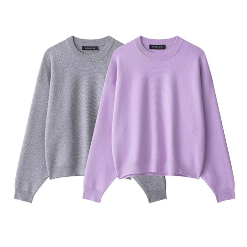 Damen lässiger Oversized Pullover Drune