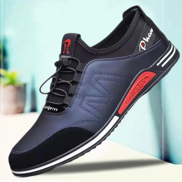 Herren Elastischer Freizeit-Sneaker mit Schnellzug-Lacing und stoßdämpfender EVA-Zwischensohle Drune