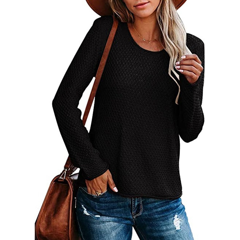 Damen Langarm Pullover Drune