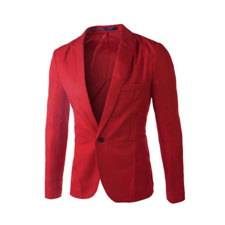 Herren eleganter Blazer mit schmalem Schnitt und feinen Akzenten Drune