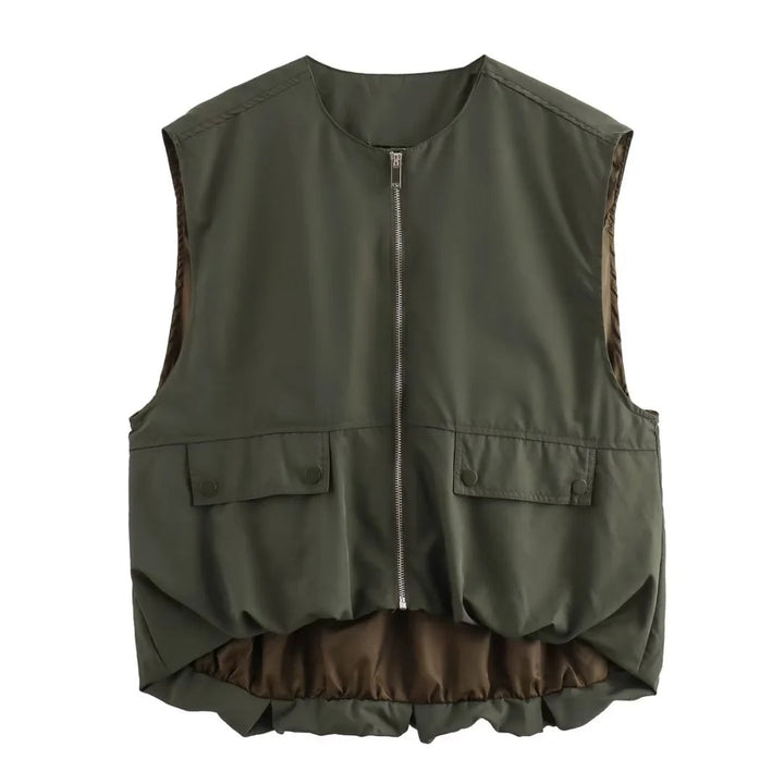 DruneMODE | Lockere Freizeit Cardigan Weste Tank Top