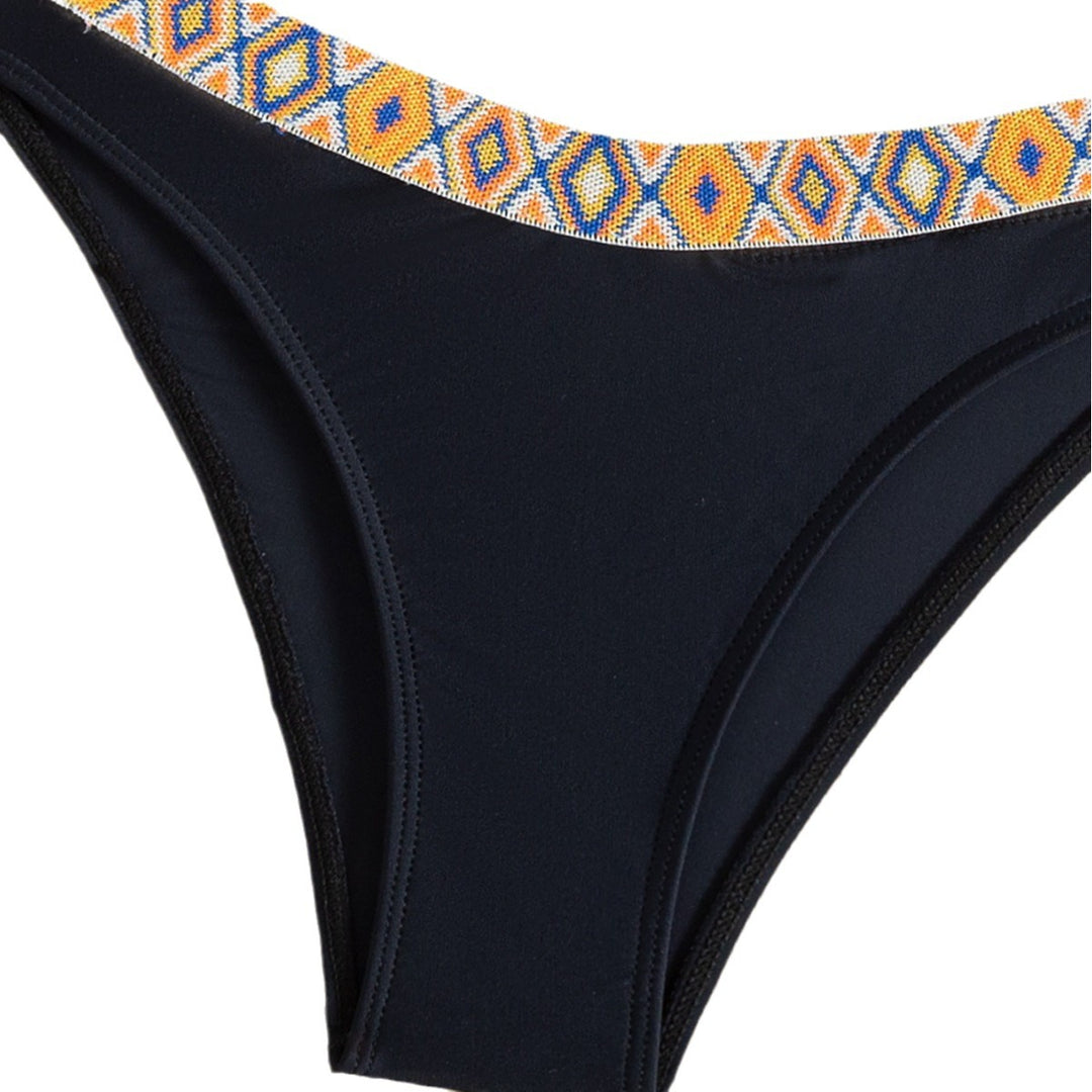 Damen Triangel-Bikini mit dekorativem Tribal-Band Drune