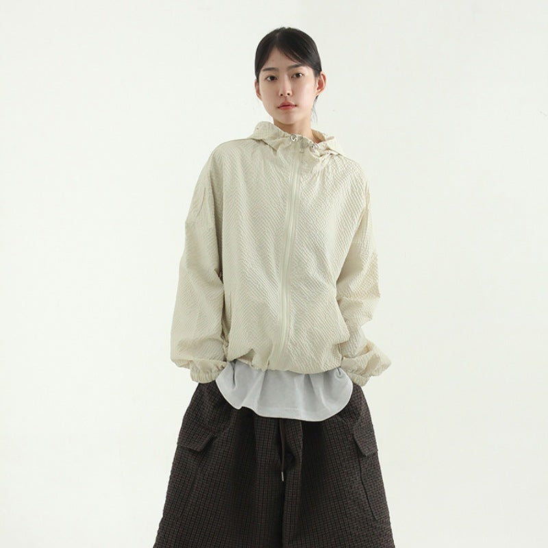 Damen atmungsaktive Windjacke mit elastischen Bündchen Drune