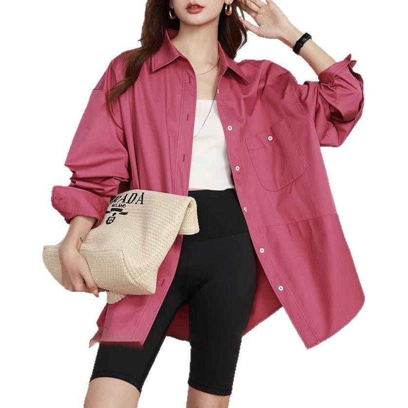 Damen Oversized Hemd Drune