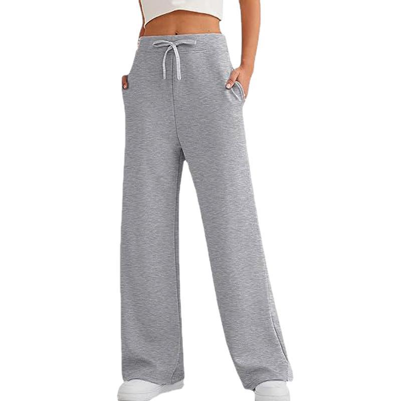 Damen Weite Freizeit-Hose mit elastischem Bund und praktischen Taschen Drune