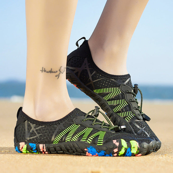 Damen Wassersportschuhe mit schnelltrocknendem Obermaterial und rutschfester Sohle Drune