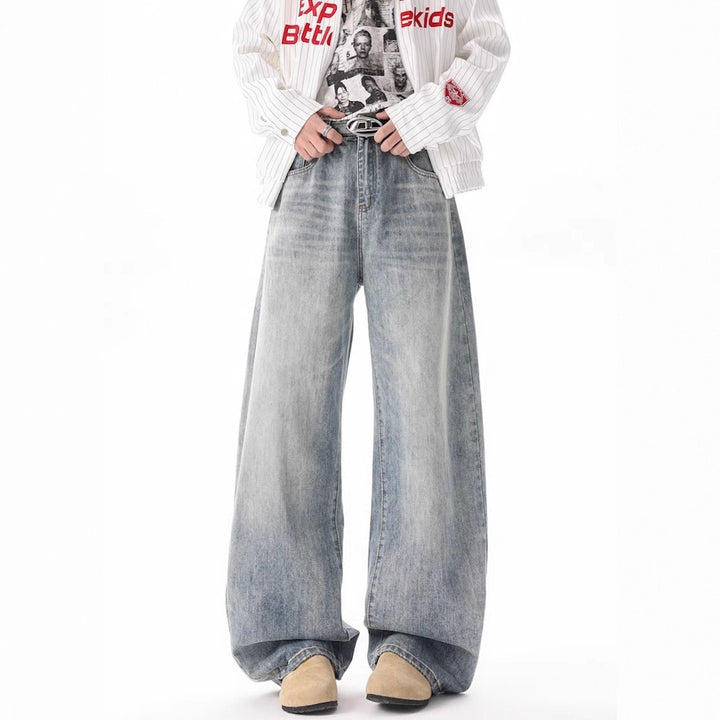 Damen Weitgeschnittene Jeans im Vintage-Stil Drune