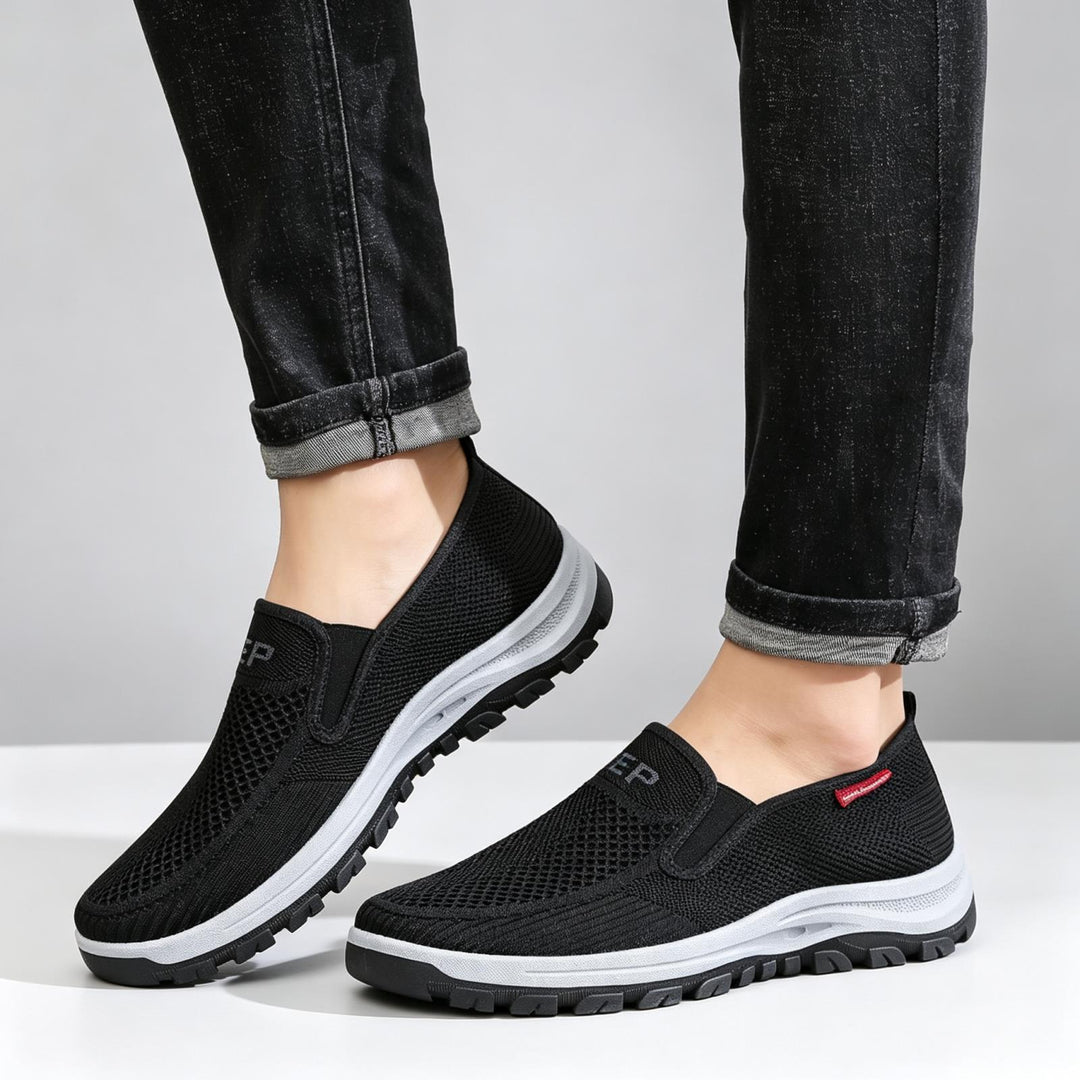 Herren Atmungsaktive Slip-On Sneakers mit rutschfester Sohle Drune