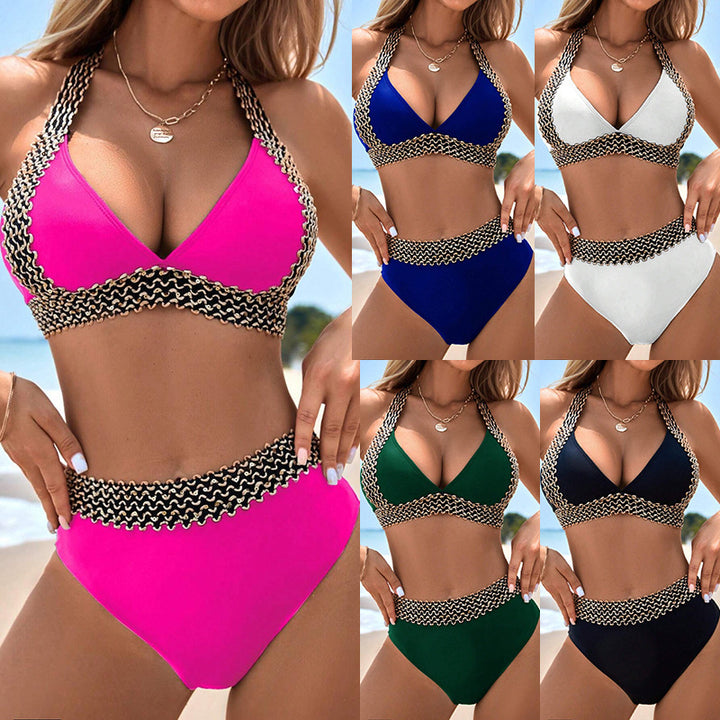 Damen Triangel-Bikini mit modischen Akzenten Drune