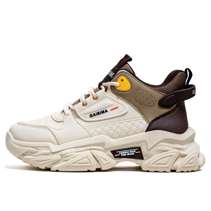 Unisex markante Chunky-Sneaker mit gesteppter Seitenpartie, Kunstleder-Overlays und profiliertem Offroad-Sohlenprofil Drune
