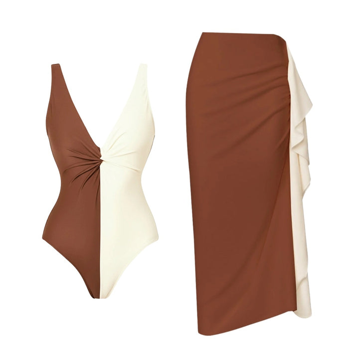 Damen Bikiniset mit elegantem Wickelrock Drune