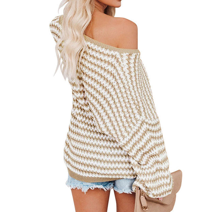 Drune | Gestreifter Strickpullover Für Modische Looks