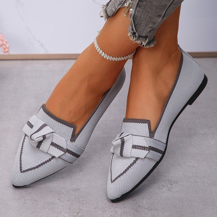 Damen elegante Slipper mit modischem Schleifen-Detail Drune