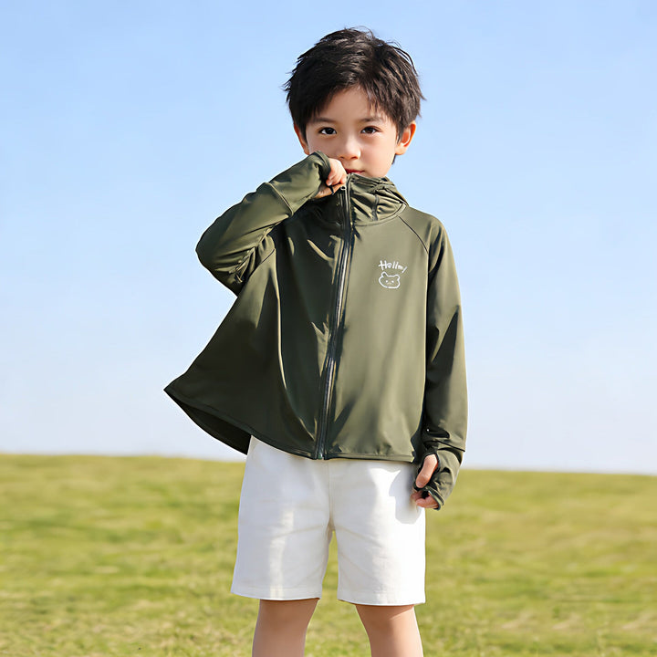 Mädchen Atmungsaktive UV-Schutzjacke Drune