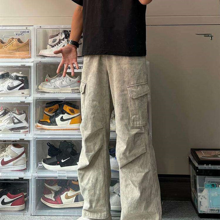 Herren Cargo-Hose mit multifunktionalen Seitentaschen Drune