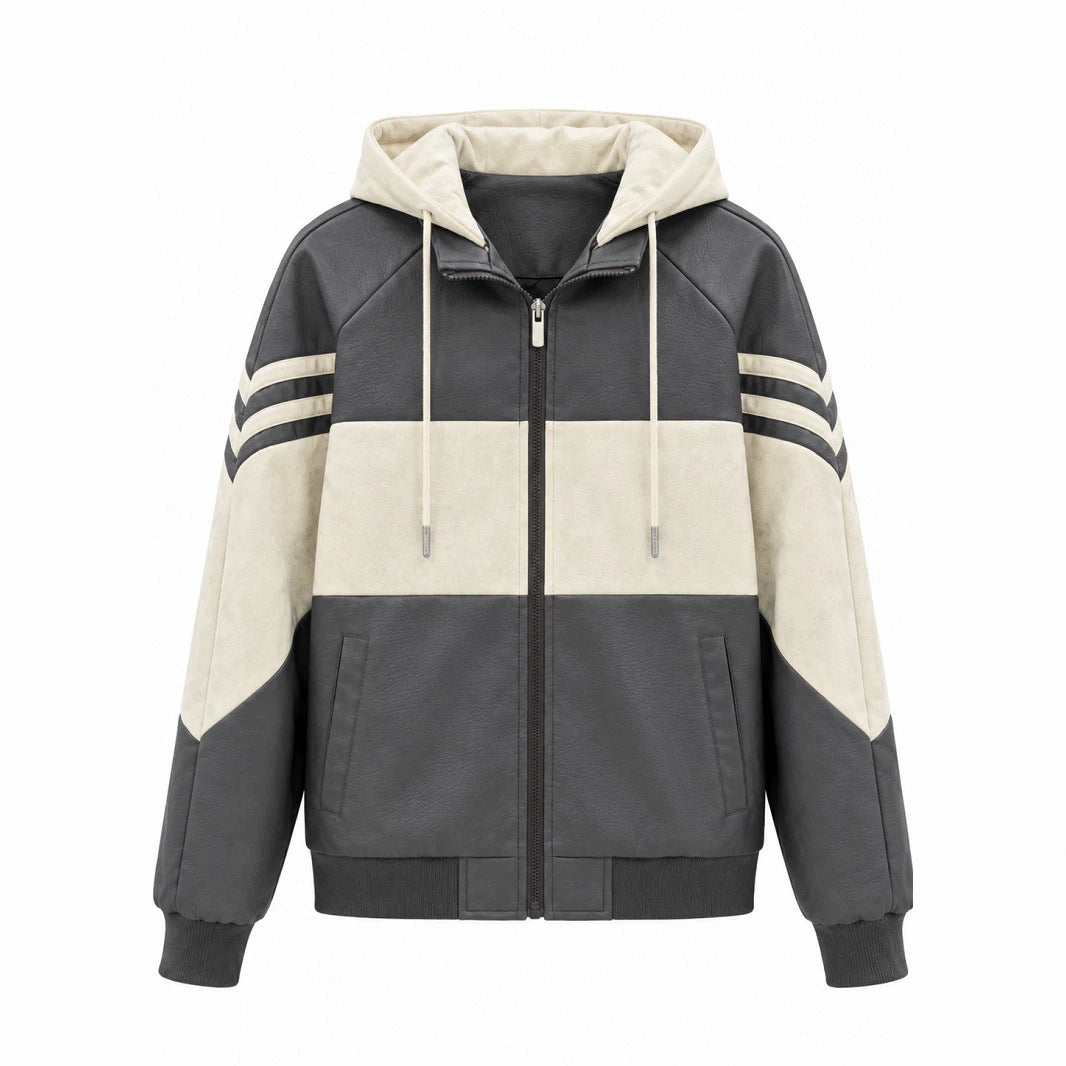 Damen Sportliche Kapuzenjacke Drune