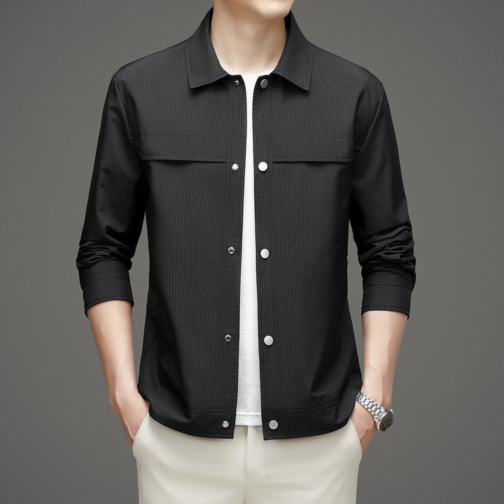 Herren Modische Übergangsjacke mit strukturiertem Design Drune