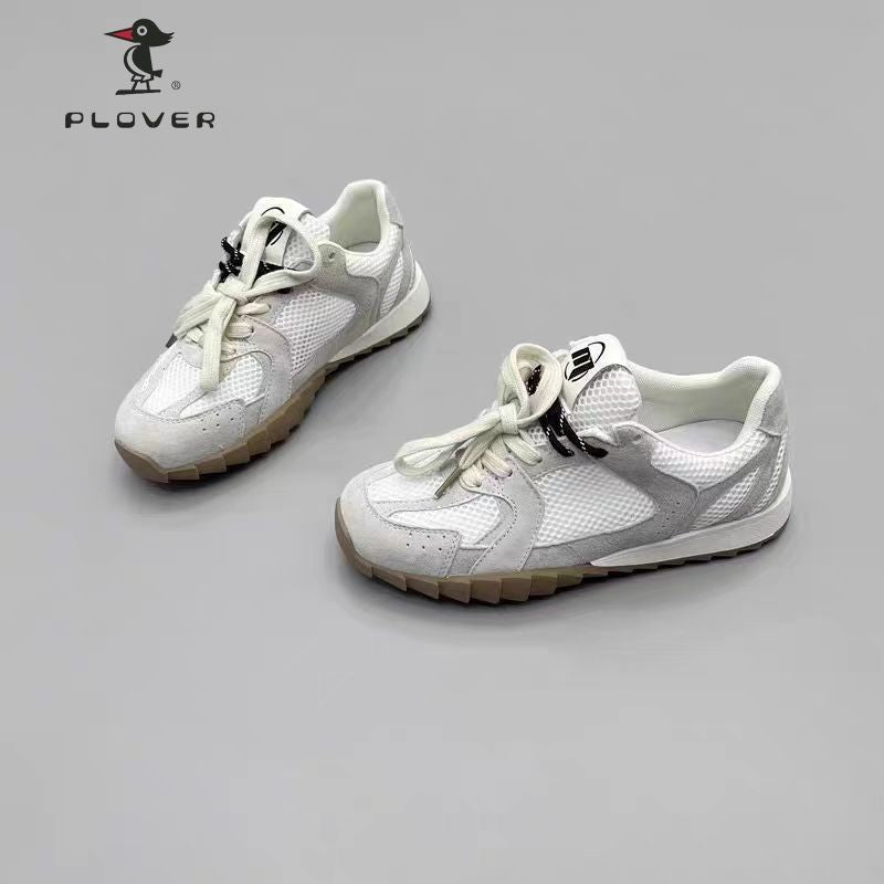 Damen Sportliche Sneakers mit atmungsaktiver Mesh-Oberfläche und rutschfester Laufsohle Drune