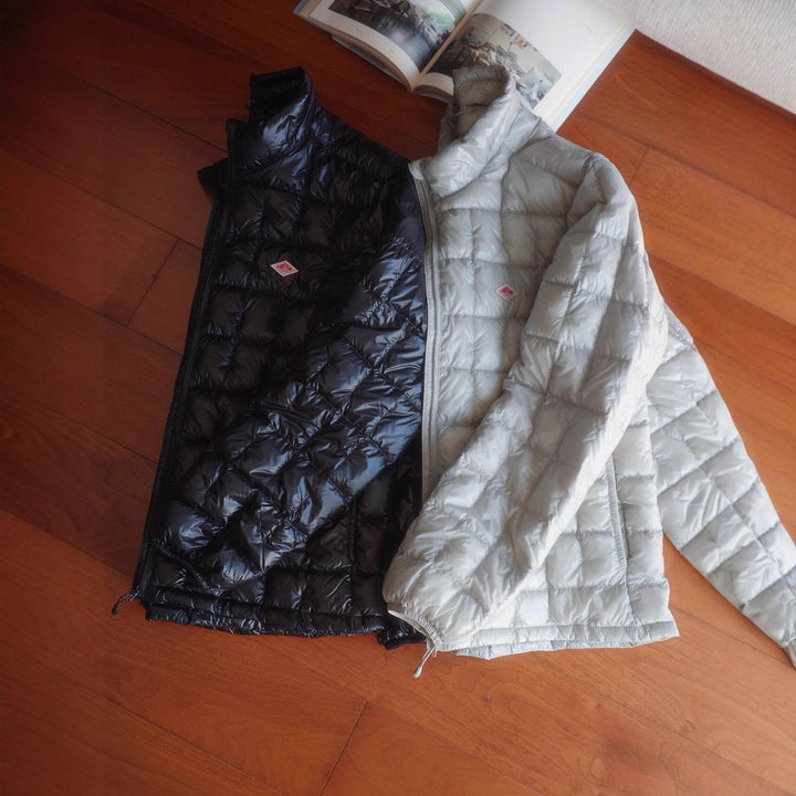 Damen Modische Steppjacke mit glänzender Oberfläche Drune