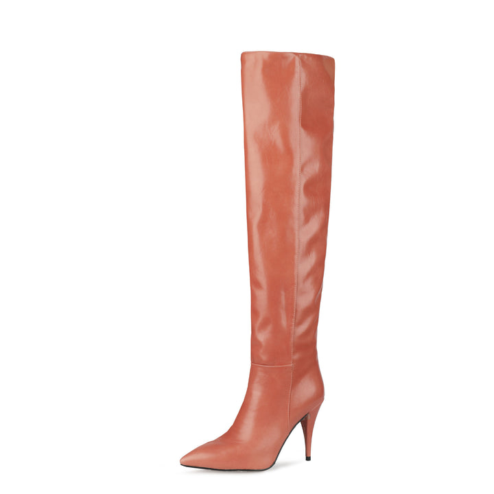 Damen Über-Knie-High-Heels-Stiefel Drune